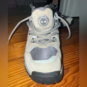 Timberland Women's Beige and Gray Lace Up Boots